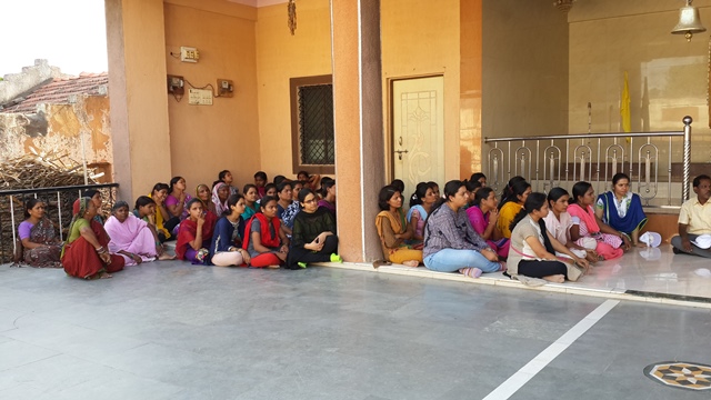 Discussion with village  women-2